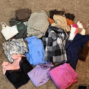 Stylish Clothing Bundle with Black Lace Top